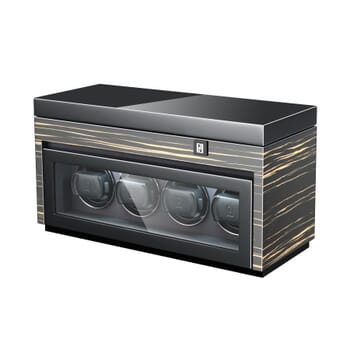 Uhrenbeweger Gentlemen 4+6 black shadow