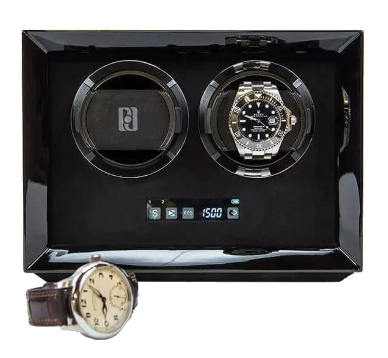 Watch winder for 2 watches
